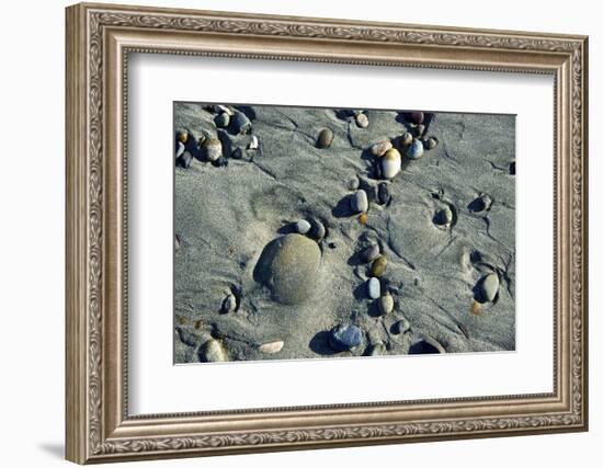 Haida Gwaii Islands, British Columbia. Beach Stones-Richard Wright-Framed Photographic Print