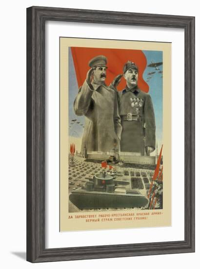 Hail Moscow-null-Framed Art Print