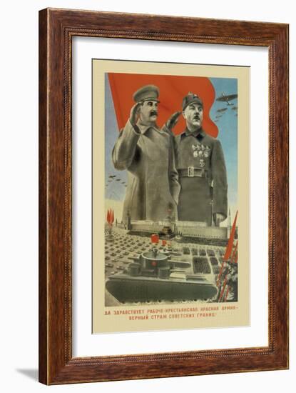 Hail Moscow-null-Framed Art Print