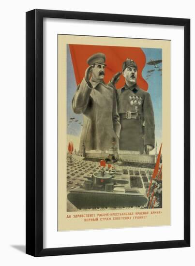 Hail Moscow-null-Framed Art Print