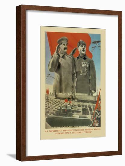 Hail Moscow-null-Framed Art Print