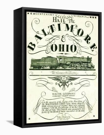 Hail the Baltimore and Ohio-null-Framed Premier Image Canvas