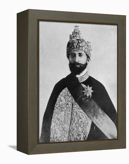 Haile Selassie Emperor of Ethiopia-null-Framed Premier Image Canvas