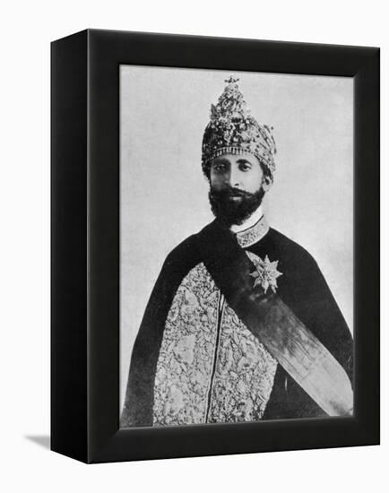 Haile Selassie Emperor of Ethiopia-null-Framed Premier Image Canvas