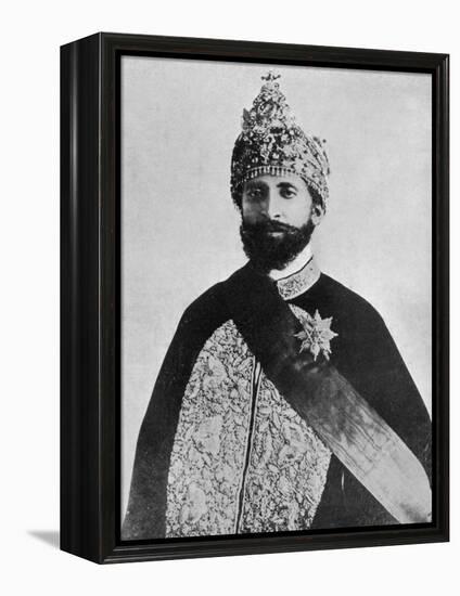 Haile Selassie Emperor of Ethiopia-null-Framed Premier Image Canvas
