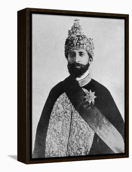 Haile Selassie Emperor of Ethiopia-null-Framed Premier Image Canvas