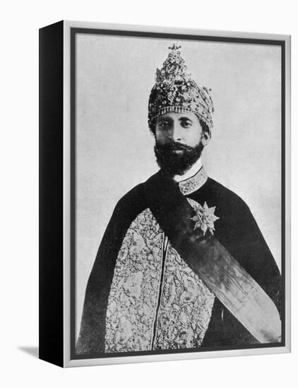 Haile Selassie Emperor of Ethiopia-null-Framed Premier Image Canvas