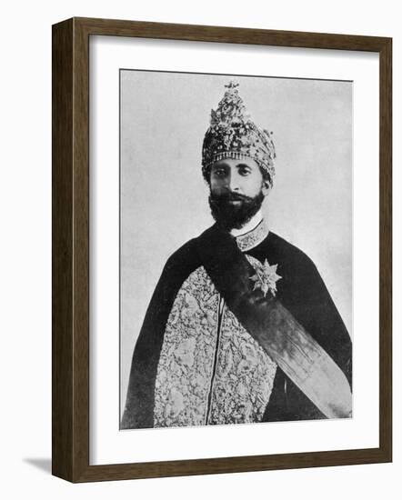 Haile Selassie Emperor of Ethiopia-null-Framed Photographic Print