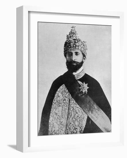 Haile Selassie Emperor of Ethiopia-null-Framed Photographic Print