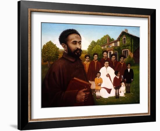 Haile Selassie in Exile, 1987-Frances Broomfield-Framed Giclee Print