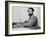 Haile Selassie in his study at the palace, Addis Ababa, c.1942.-null-Framed Photographic Print