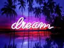 Neon Dream Beach PB-Hailey Carr-Art Print