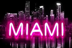 Neon Miami PB-Hailey Carr-Art Print