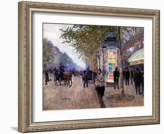 Hailing a Cab-Jean Beraud-Framed Giclee Print