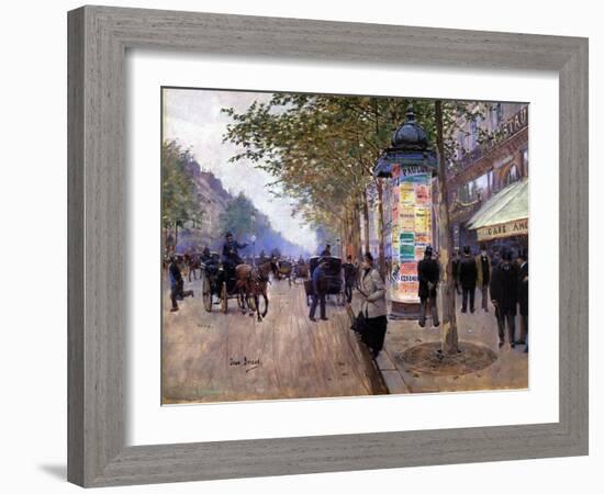 Hailing a Cab-Jean Beraud-Framed Giclee Print