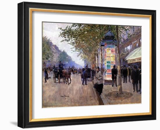 Hailing a Cab-Jean Beraud-Framed Giclee Print