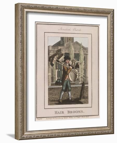 Hair Brooms, Cries of London, 1804-William Marshall Craig-Framed Giclee Print