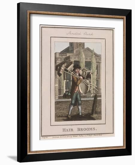 Hair Brooms, Cries of London, 1804-William Marshall Craig-Framed Giclee Print