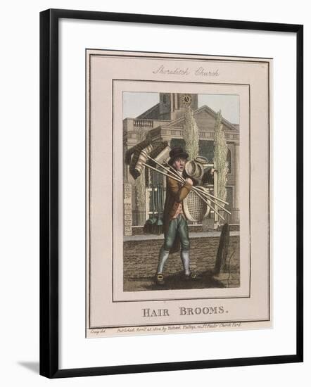 Hair Brooms, Cries of London, 1804-William Marshall Craig-Framed Giclee Print