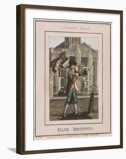 Hair Brooms, Cries of London, 1804-William Marshall Craig-Framed Giclee Print