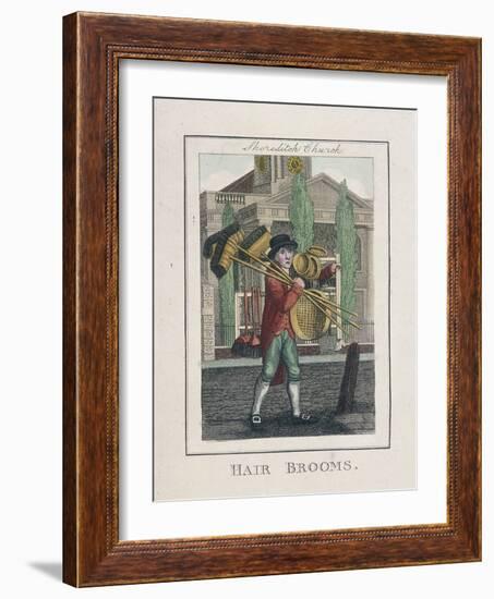 Hair Brooms, Cries of London, 1804-William Marshall Craig-Framed Giclee Print
