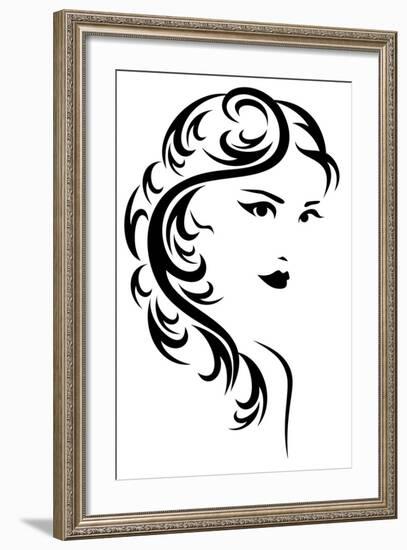 Hair Style Design-Cattallina-Framed Art Print