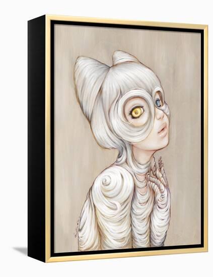 Hairball-Camilla D'Errico-Framed Stretched Canvas