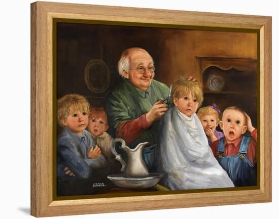 Haircut-Dianne Dengel-Framed Premier Image Canvas