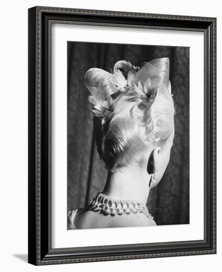 Hairdo "Pink Ice", 1950-null-Framed Photographic Print