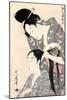 Hairdresser from the Series 'Twelve Types of Women's Handicraft', C.1797-98-Kitagawa Utamaro-Mounted Giclee Print