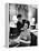 Hairdresser Ross McArthur Giving Finishing Touch to Former Child Star Shirley Temple's Hair-Alfred Eisenstaedt-Framed Premier Image Canvas