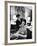 Hairdresser Ross McArthur Giving Finishing Touch to Former Child Star Shirley Temple's Hair-Alfred Eisenstaedt-Framed Premium Photographic Print