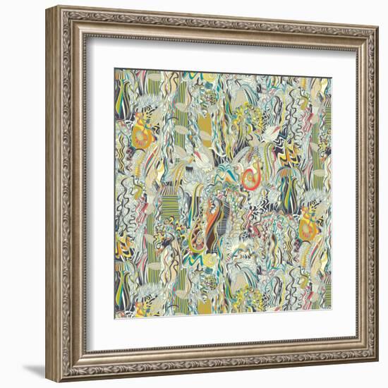 Hairspray Jungle-Sharon Turner-Framed Art Print