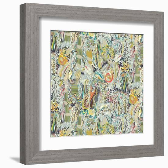 Hairspray Jungle-Sharon Turner-Framed Art Print