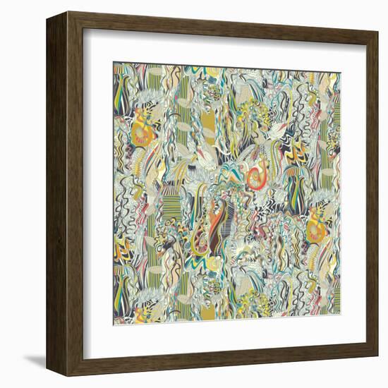 Hairspray Jungle-Sharon Turner-Framed Art Print