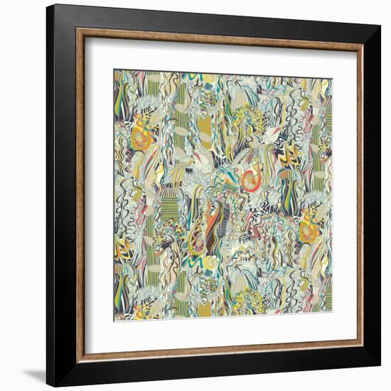 Hairspray Jungle-Sharon Turner-Framed Art Print