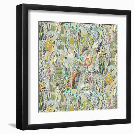 Hairspray Jungle-Sharon Turner-Framed Art Print