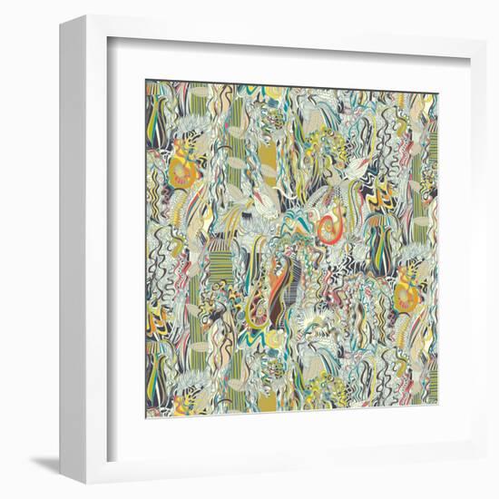 Hairspray Jungle-Sharon Turner-Framed Art Print