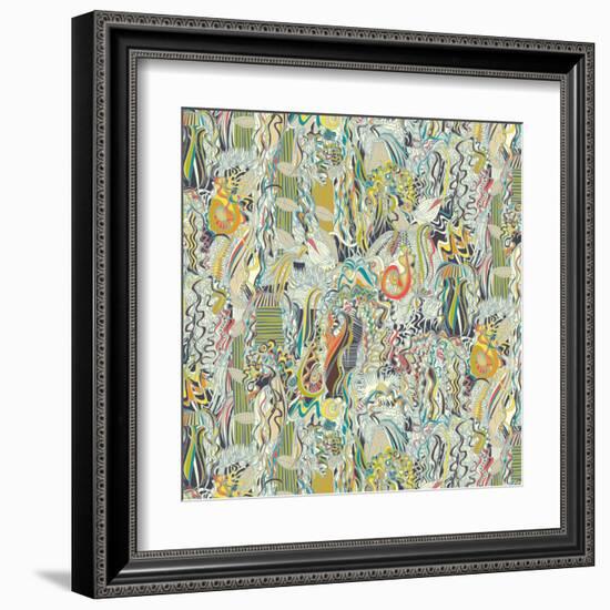 Hairspray Jungle-Sharon Turner-Framed Art Print