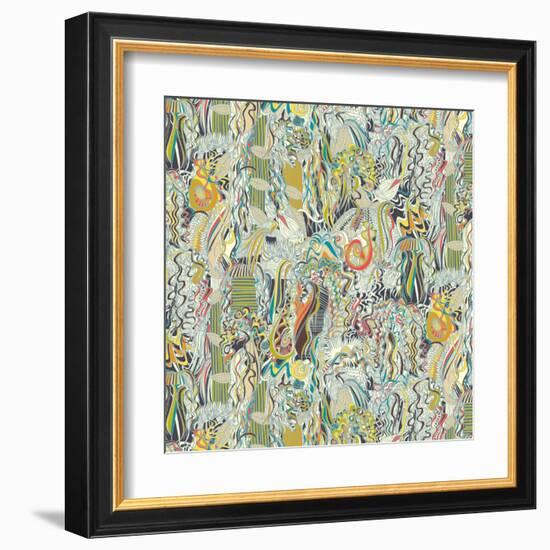 Hairspray Jungle-Sharon Turner-Framed Art Print