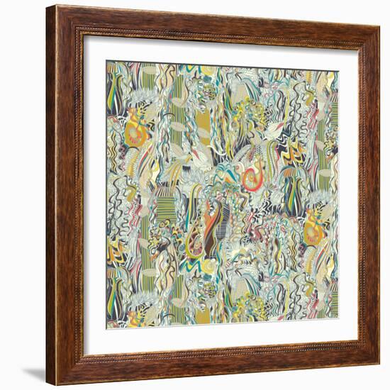 Hairspray Jungle-Sharon Turner-Framed Art Print