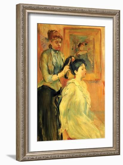 Hairstyle-Berthe Morisot-Framed Art Print