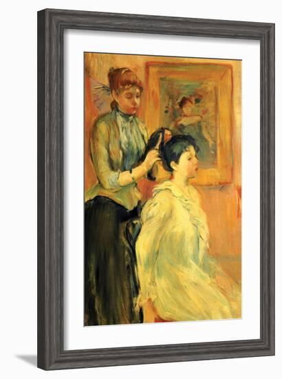 Hairstyle-Berthe Morisot-Framed Art Print