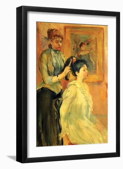 Hairstyle-Berthe Morisot-Framed Art Print