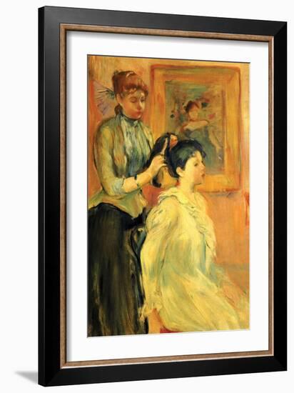 Hairstyle-Berthe Morisot-Framed Art Print