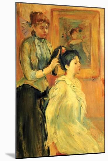 Hairstyle-Berthe Morisot-Mounted Art Print