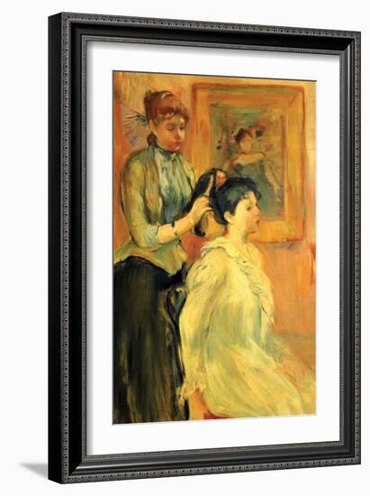 Hairstyle-Berthe Morisot-Framed Art Print