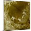 Hairy Play Shackles in the Trench, First World War (Stereoscopic Glass Plate)-Anonymous Anonymous-Mounted Giclee Print