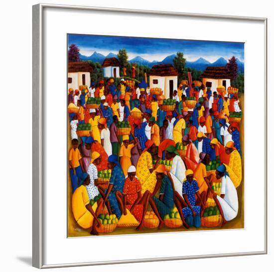 Haitian Art-Andre Pierre-Framed Art Print