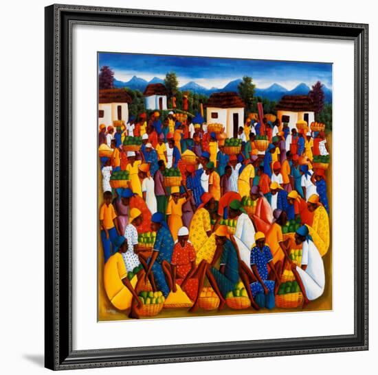 Haitian Art-Andre Pierre-Framed Art Print